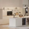 Robinet de cuisine en laiton à côtes noires – vue 5