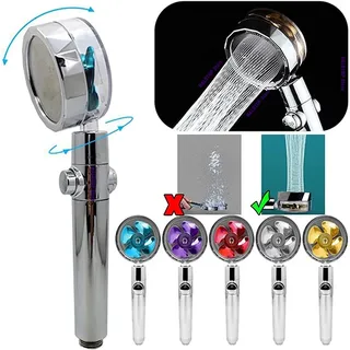 Pommeau de douche à hélice turbo haute pression avec ventilateur
