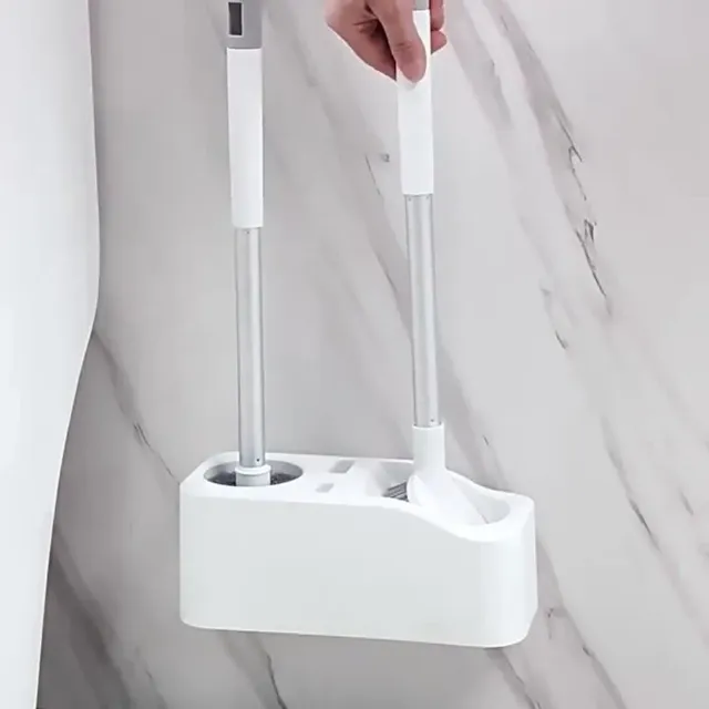 Brosse de toilette 4 en 1 à Long manche