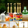 Pompe à sirop de café 10CC, 6 pièces, sans goutte à goutte, distributeur de liquide pour Gel douche pressé, bouteille de jus de 750ml, Gadget de cuisine