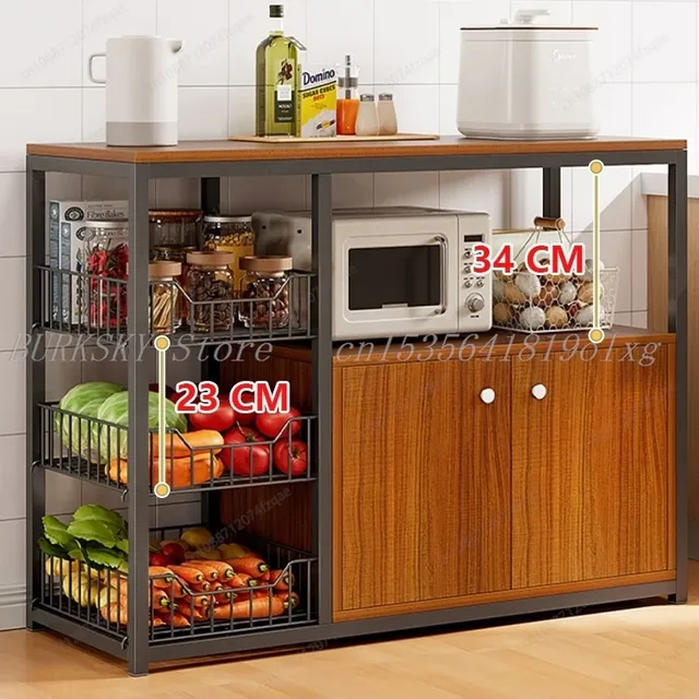 Armoire de rangement de cuisine multicouche T1 – vue 3