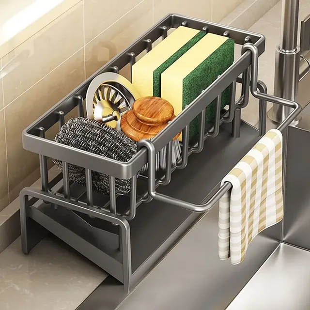 Étagère évier autodrainante égouttoir organisateur… – vue 3