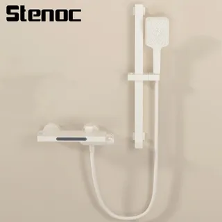Nouveau Design Simple cascade à trois vitesses blanc salle de bain…