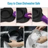 Double bol antidérapant pour chien avec tapis en Silicone – vue 6