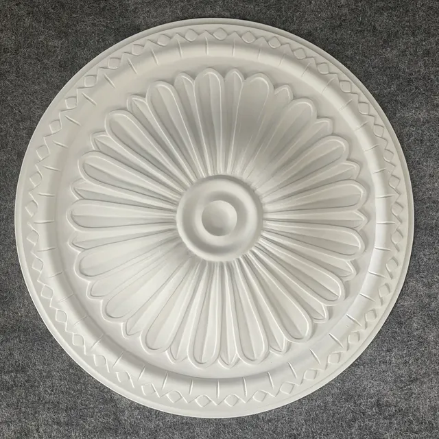 Panneau de lampe en PU rond en forme de plafond