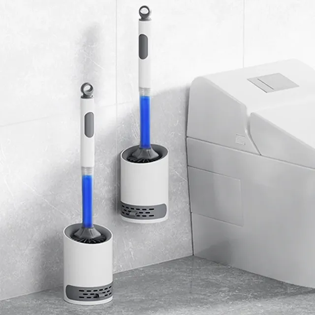 Brosse de toilette en Silicone à pulvérisation d'eau – vue 2