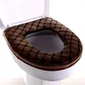 Housse siège toilette rembourrée velours microfibre… – vue 2