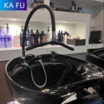 Salon Spa cascade sortie tête thérapie Circulation de l&rsquo;eau cascade cadre de douche pour accessoire de bassin de shampoing