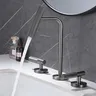 Robinet de Lavabo à Eau Chaude et Froide en Laiton – vue 2