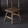 Chaise simple en bois – vue 2