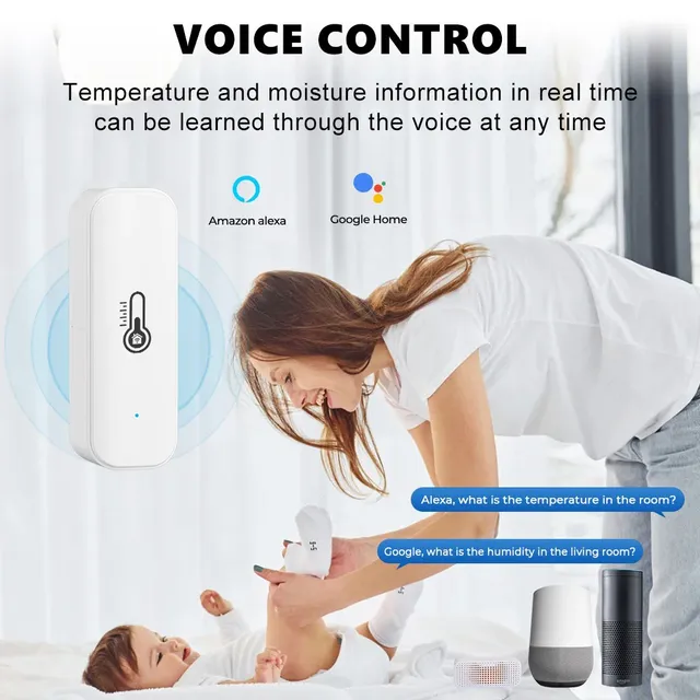 Tuya-Capteur de température et d'humidité WiFi intelligent – vue 4