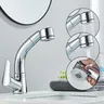 Robinet de lavabo de salle de bains doré – vue 5