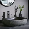 Vasque céramique ovale profonde minimaliste… – vue 2