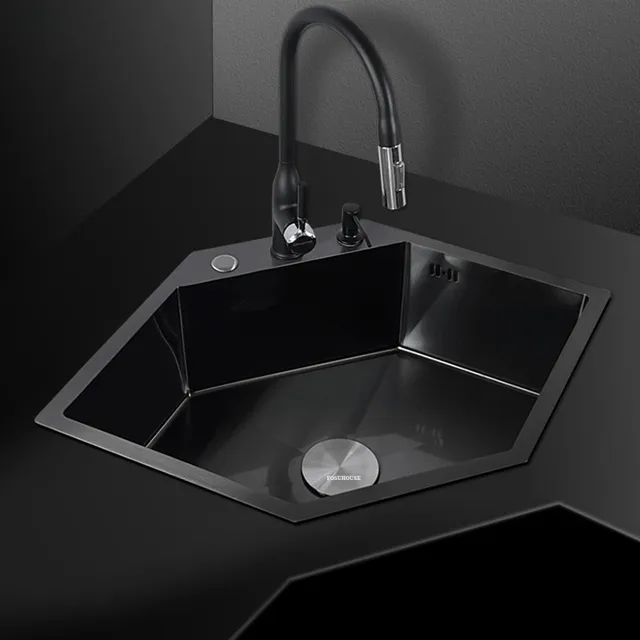 Éviers de cuisine en forme de diamant