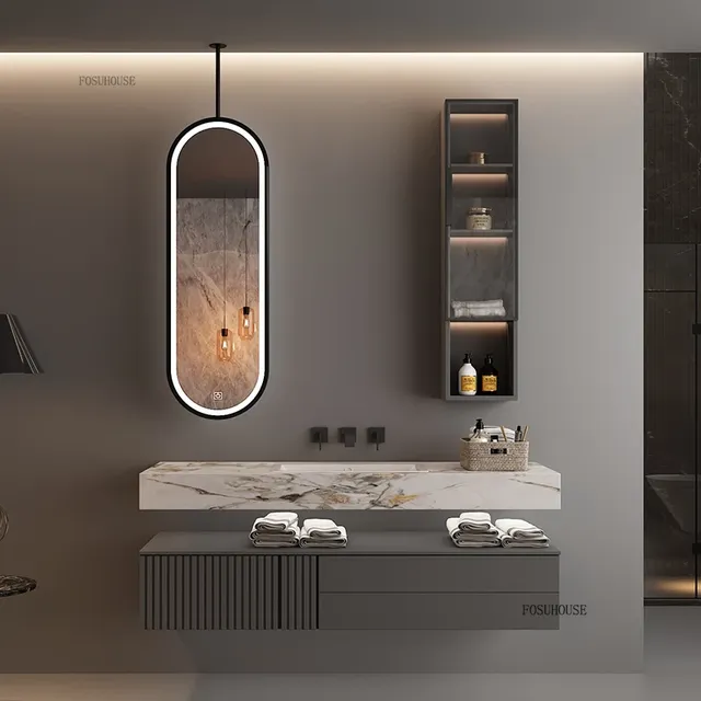 Miroir de salle de bain d'hôtel haut de gamme – vue 2