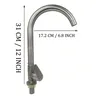 Robinet cuisine monocommande inoxydable acier brossé bec… – vue 4