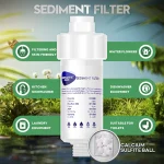 Filtre de pomme de douche, adoucisseur d&rsquo;eau, doux et améliore l&rsquo;élimination des cheveux/clor de la peau, accessoires de salle de bains