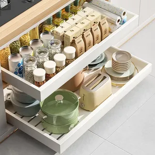 Tiroir coulissant extensible rétractable cuisine double plateau…