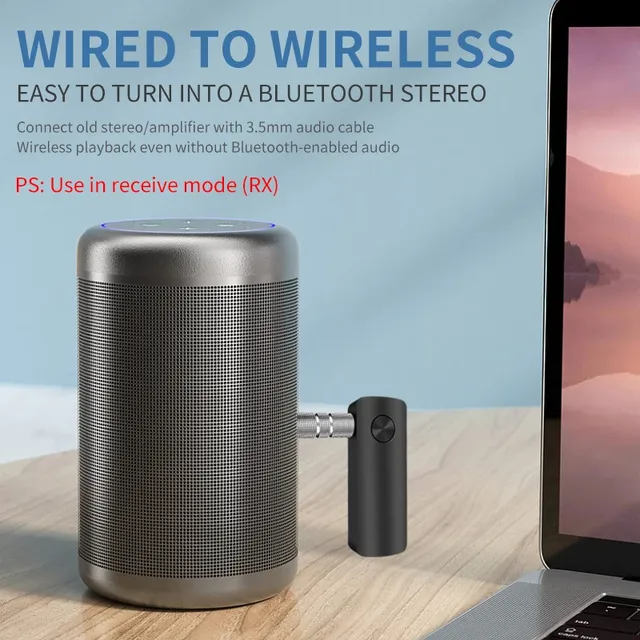 Récepteur audio Bluetooth 5.4 2 en 1 – vue 3