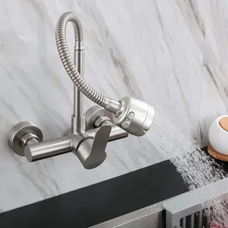 Robinet de cuisine en acier inoxydable 304