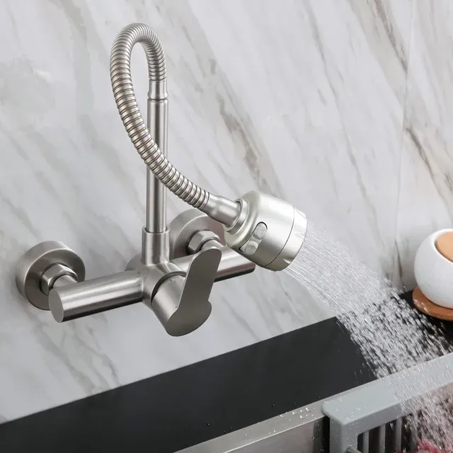 Robinet de cuisine en acier inoxydable 304