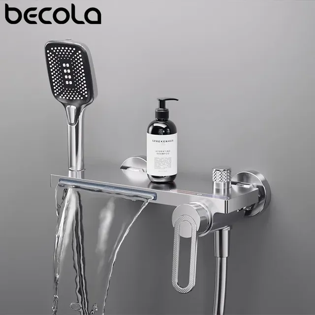 Robinet mitigeur de baignoire et de douche à poignée… – vue 2