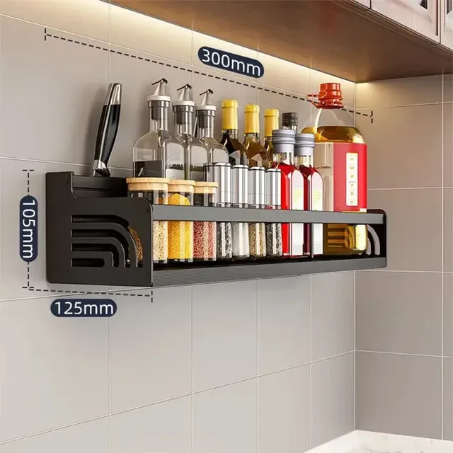 Organisateur de cuisine étagère murale support de… – vue 5