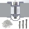 Lot douze pinces centrales panneaux solaires serrage… – vue 3