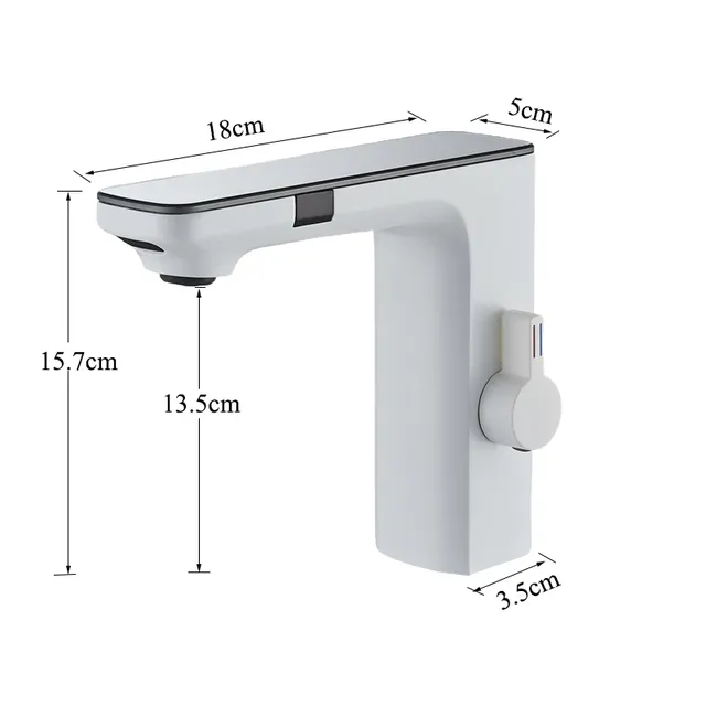 Robinet de lavabo à affichage intelligent de la… – vue 5