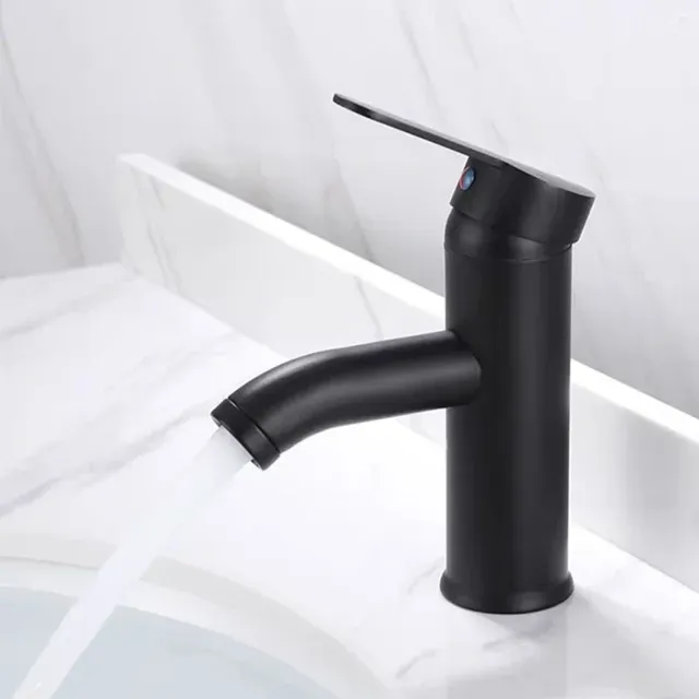 Robinet inoxydable 304 noir mat haut monocommande… – vue 6