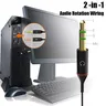 Adaptateur jack casque micro y séparateur stéréo trois… – vue 2