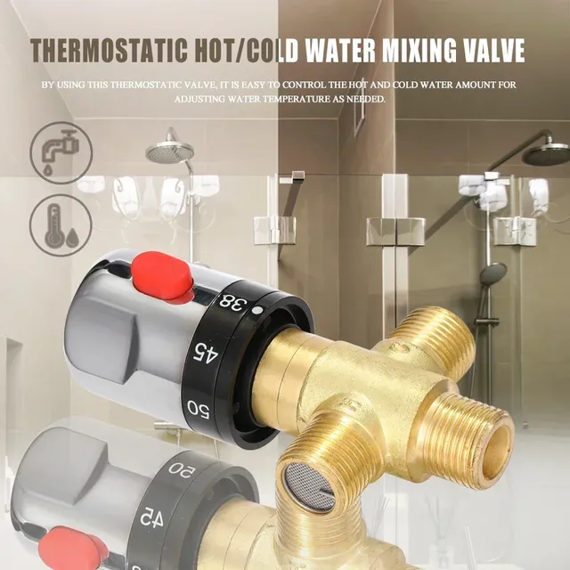 Robinet mitigeur thermostatique réglable pour salle de… – vue 3