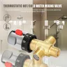 Robinet mitigeur thermostatique réglable pour salle de… – vue 3