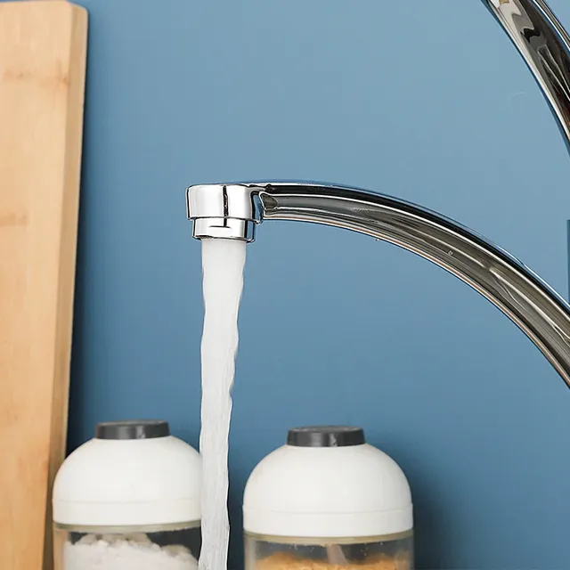 Robinet d'Eau Froide et Chaude en Laiton Chromé pour… – vue 2