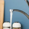 Robinet d'Eau Froide et Chaude en Laiton Chromé pour… – vue 2