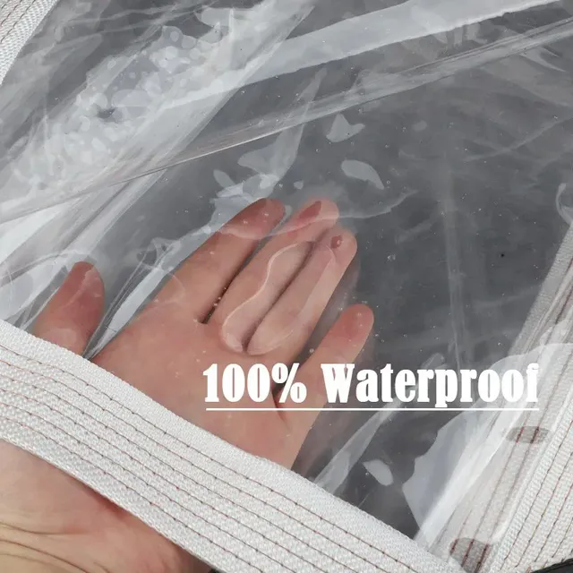Gril imperméable transparent en PVC personnalisé – vue 4