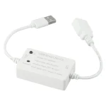 module contrôleur commutateur intelligent wifi vocal usb alimentation 5V 3A compact blanc mat bouton tactile témoin led partage familial