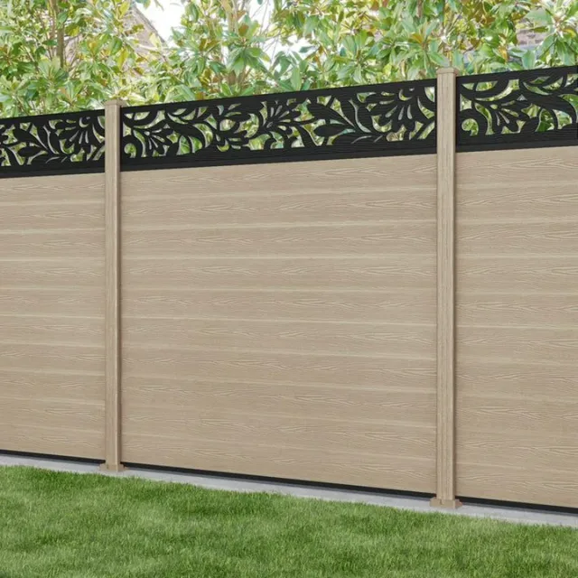 6x6ft cadre en aluminium WPC bois Composite panneaux de… – vue 5