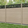 6x6ft cadre en aluminium WPC bois Composite panneaux de… – vue 5
