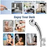 Pommeau de douche à main doré rotatif à 360 degrés – vue 5