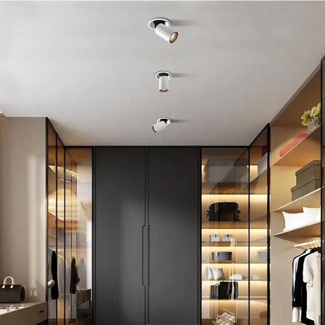 Dimmable Rotation LED Downlights 24W/20W/18W/15W/12W/9W… – vue 6