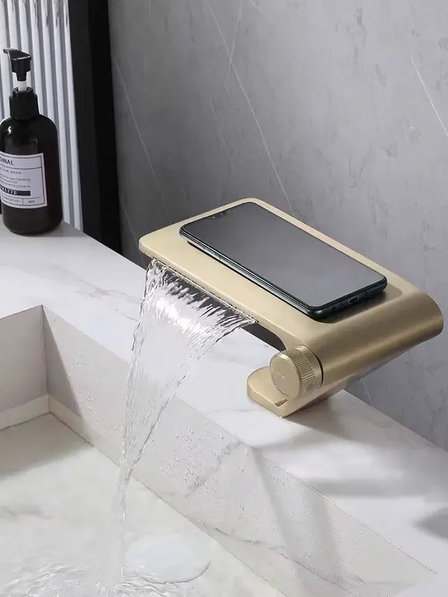 Robinet de Lavabo à une Poignée en Laiton de Qualité… – vue 7