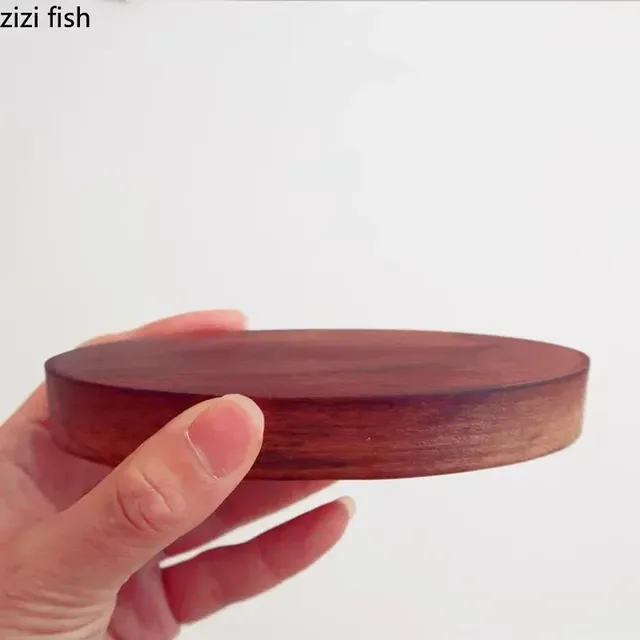 Assiette ovale en bois de noyer Dim Sum – vue 4
