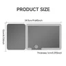 Miroir de maquillage LED pour voiture avec loupe – vue 4