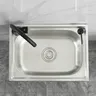 Lavabo de cuisine épais en acier inoxydable 304 – vue 4