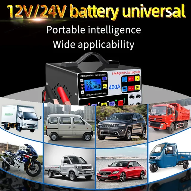 Chargeur de batterie de voiture 400A – vue 4