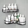 Étagère murale autocollante sans perçage angle douche… – vue 1