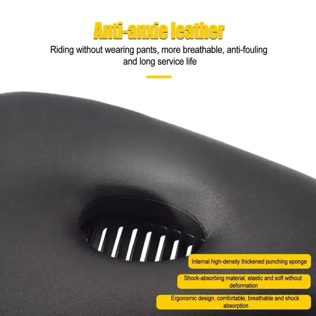 Selle de vélo souple et large pour vélo électrique – vue 5