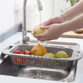 Cuisine Pot de fruits support de rangement égouttoir panier plat…