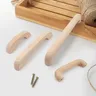 Poignée meuble cuisine bois massif hêtre finition… – vue 5